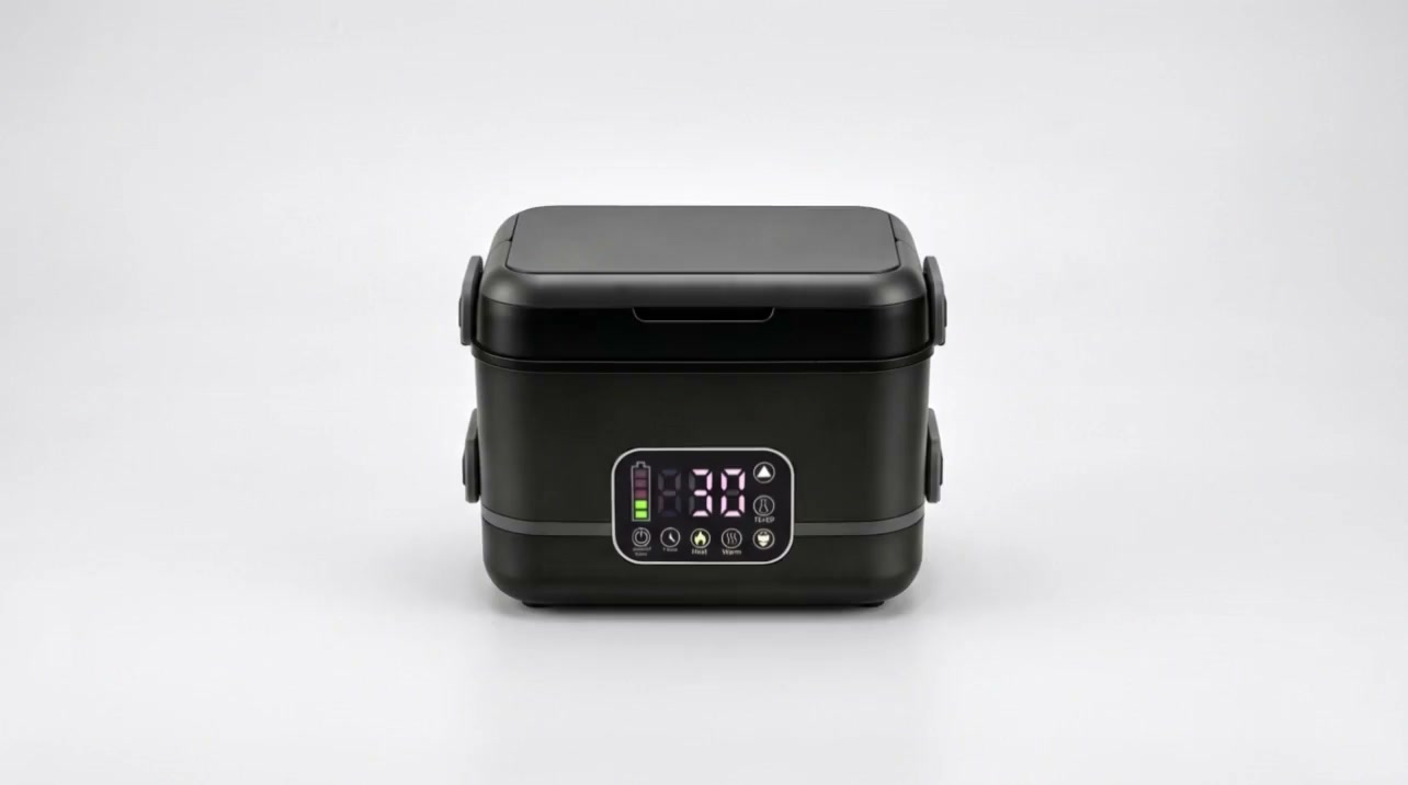 Emberbox Cordless Heated Lunch Box – Five-Sided Warming, No Water Needed